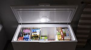 How big of a clearance freezer do i need